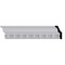 Ekena Millwork 3 1/8"H x 1 5/8"P x 3 1/2"F x 94 1/2"L Loera Crown Moulding MLD03X02X04LO - alternate 1